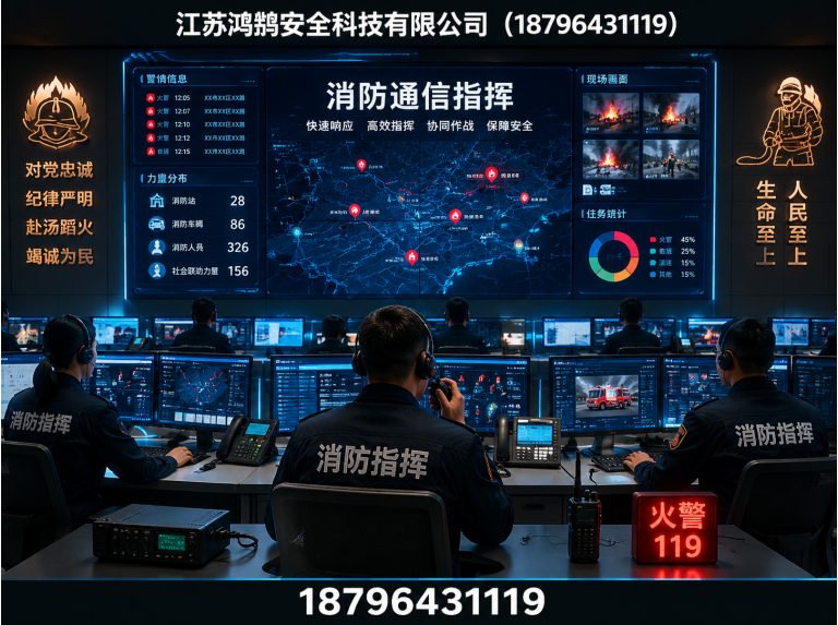 鄂尔多斯应急指挥系统展示图